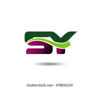 Letter S and Y monogram logo

