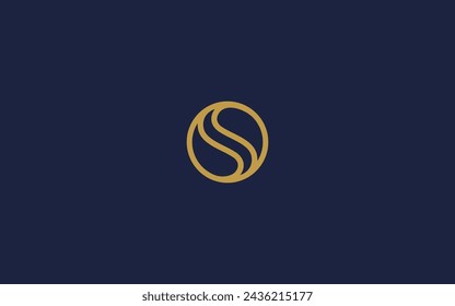 letter s with yin yang logo icon design vector design template inspiration