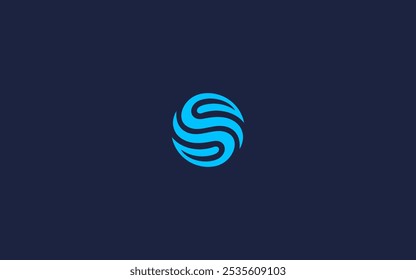 letter s with yin yang logo icon design vector design template inspiration