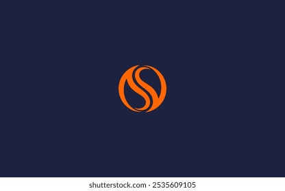 letter s with yin yang logo icon design vector design template inspiration