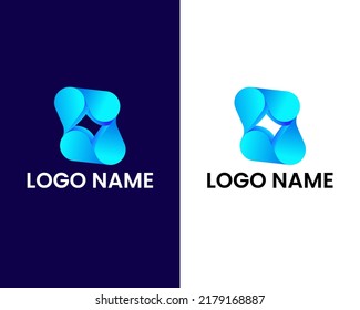 letra s y z con plantilla de diseño de logotipo de tecnología