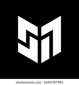 Letter SA bold mascluine monogram logo