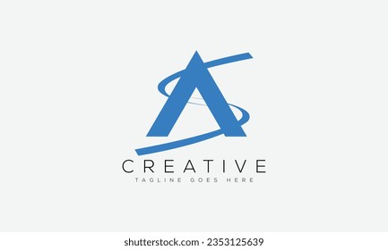 Letter SA Logo Design Vorlage Vektorgrafik.