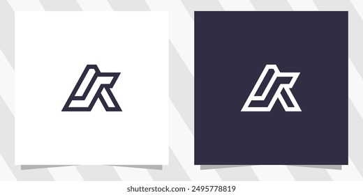 Letter als SA Logo Design Vektorgrafik