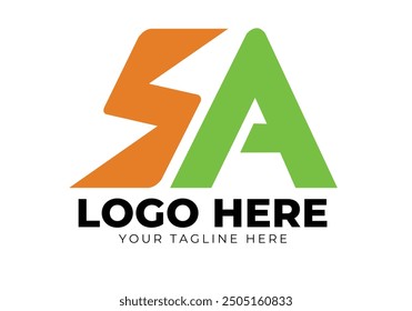 Letter SA Logo Design Vektor Vorlage Design für Unternehmen
