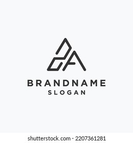 Design-Vorlage für das Logo Letter sa 