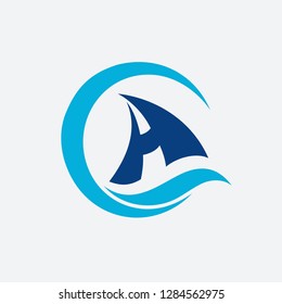 Letter A Sail