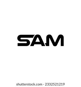 Letter SAM monogram logo design