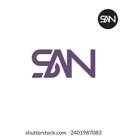 Letter SAN Monogram Logo Design