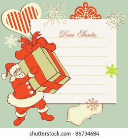 A letter to Santa Claus