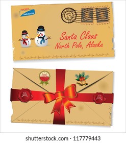 Letter to Santa Claus vector