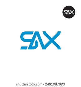 Letter SAX Monogram Logo Design