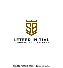 Letter SB Initial icon / logo design Monogram inspiration. - vector