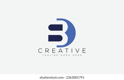 Letter SB logo design template vector illustration.