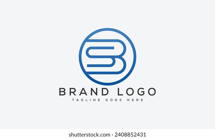 Buchstaben SB Logo Design Vektordesign für Marke Design.