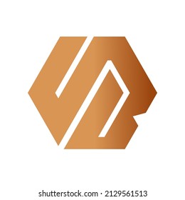 letter sb logo simple clean and elegance