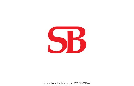 Letter SB Modern Logo 