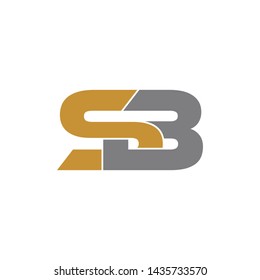 Letter Sb Simple Logo Design Vector Stock Vector (Royalty Free ...