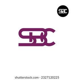 Diseño de logotipo de monograma SBC