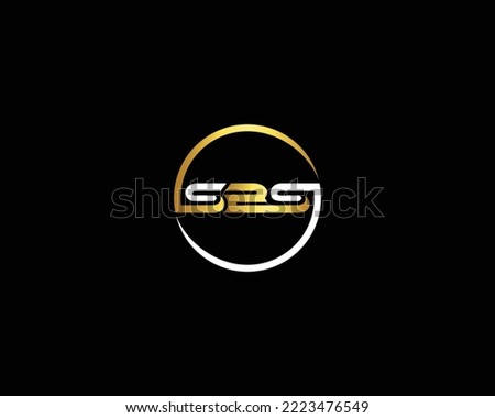 Letter SBS Logo Minimal Circle Design For Your Business In Vector Format.