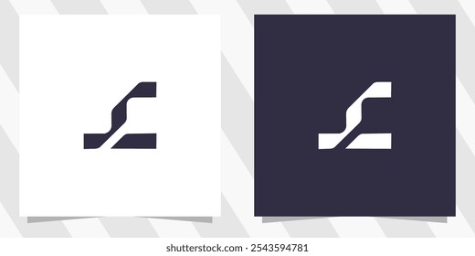 letter sc cs logo design