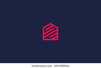 letter sc with house logo icon design vector design template inspiration