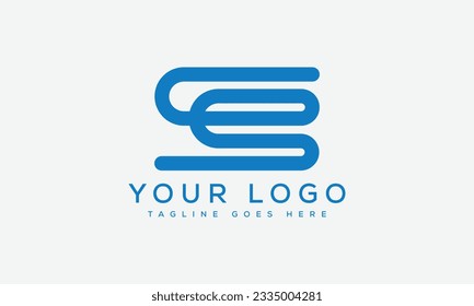 Letter SC logo design template vector illustration.