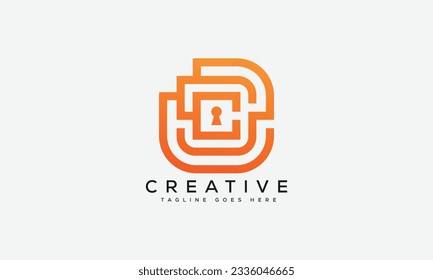 Letter SC logo design template vector illustration.