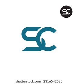Letter SC Monogram Logo Design