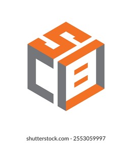 letter sc8 logo simple clean and elegance