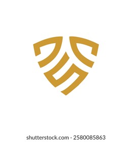 Letter SCC logo design vector