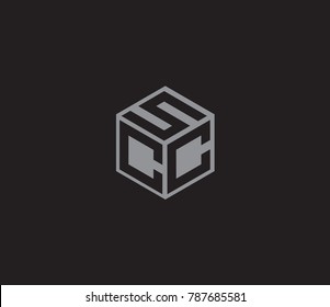 Letter SCC logo template