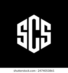 Buchstaben SCS-Logo kann für Unternehmen, Symbol, Logo usw. verwendet werden