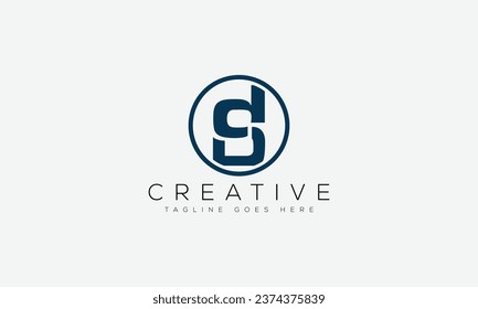 Letter SD logo design template vector illustration