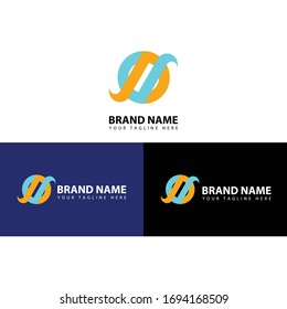 Letter sd, s, sj icon Design Template Element