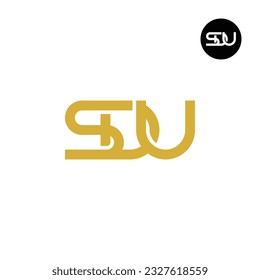 Letter SDU Monogram Logo Design