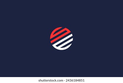 letter se with circle logo icon design vector design template inspiration