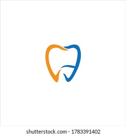 letter se dental Logo design stomatology vector template. Illustration design of logotype business dental clinic flat symbol. Tooth and cross web icon