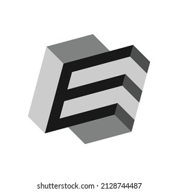 Letter SE Geometric Creative Logo Design