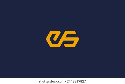 letter se with infinity logo icon design vector design template inspiration