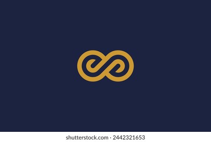 letter se with infinity logo icon design vector design template inspiration