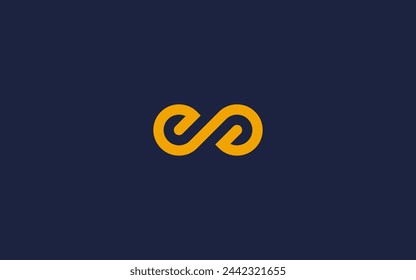 letter se with infinity logo icon design vector design template inspiration