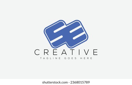 Letter SE logo design template vector illustration