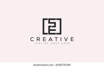 Letter SE logo design template vector illustration