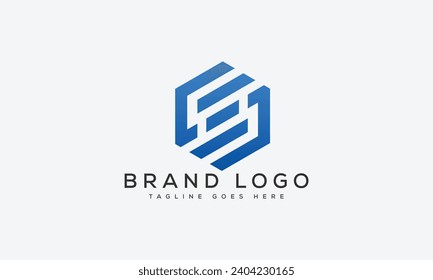 letter SE logo design vector template design for brand.