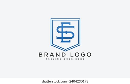 letter SE logo design vector template design for brand.