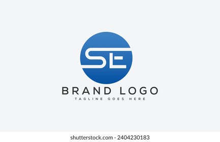 letter SE logo design vector template design for brand.