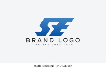 letter SE logo design vector template design for brand.