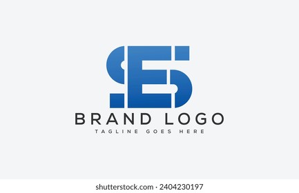 letter SE logo design vector template design for brand.