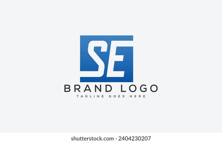 letter SE logo design vector template design for brand.